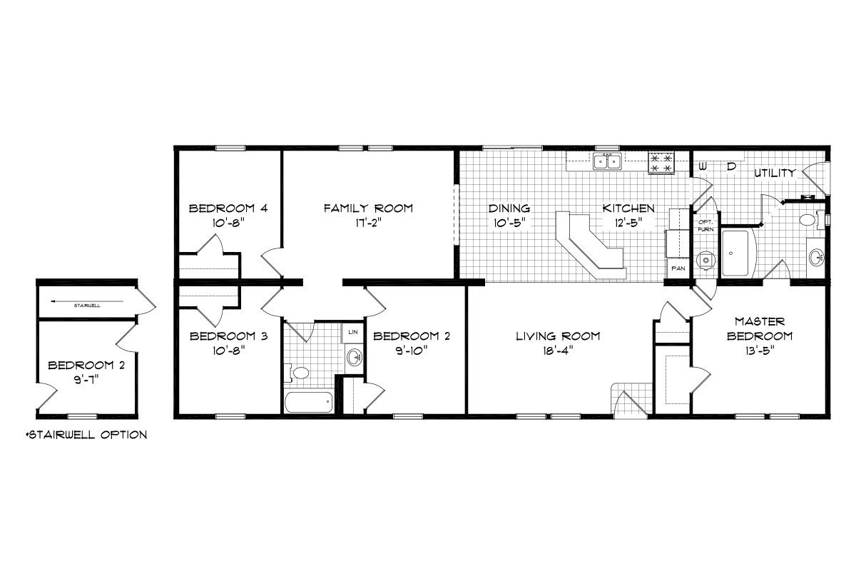 Mansion Elite Modular The Cottonwood Forest 64B06 Grandan Homes